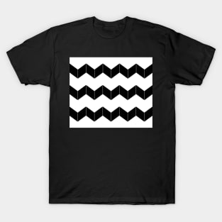 Abstract geometric pattern - zigzag - black and white. T-Shirt